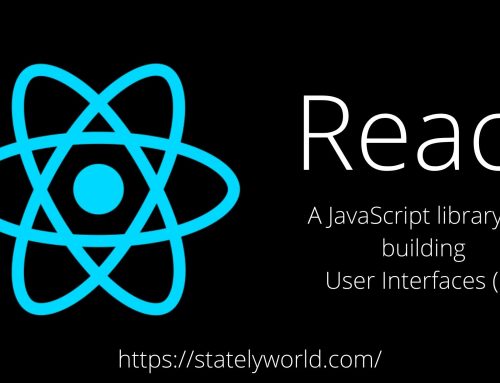 React : A JS library for building UI