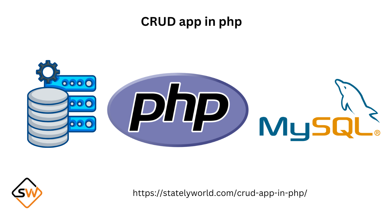 CRUD app in php
